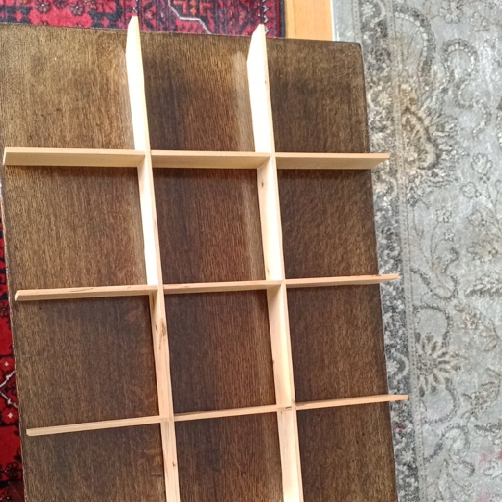 IKEA Closet Organizer with Geometric Design